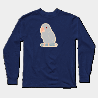 Cute Parrot - Gray Long Sleeve T-Shirt